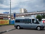 Бесплатный автобус Genser в пункт аренды автомобилей АрендаАвто-бнн на ул.Добролюбова